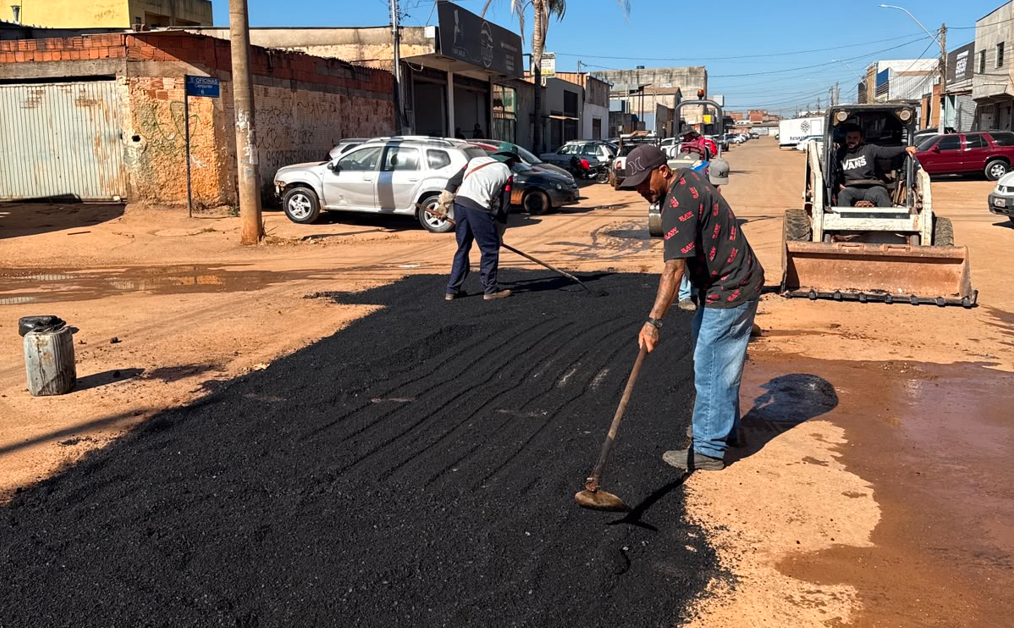 Administração da Cidade Estrutural intensifica operação tapa-buracos e melhora condições das vias