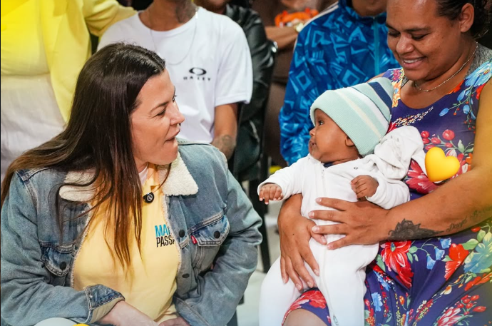 Marcela Passamani destaca a importância da rede de apoio para mães