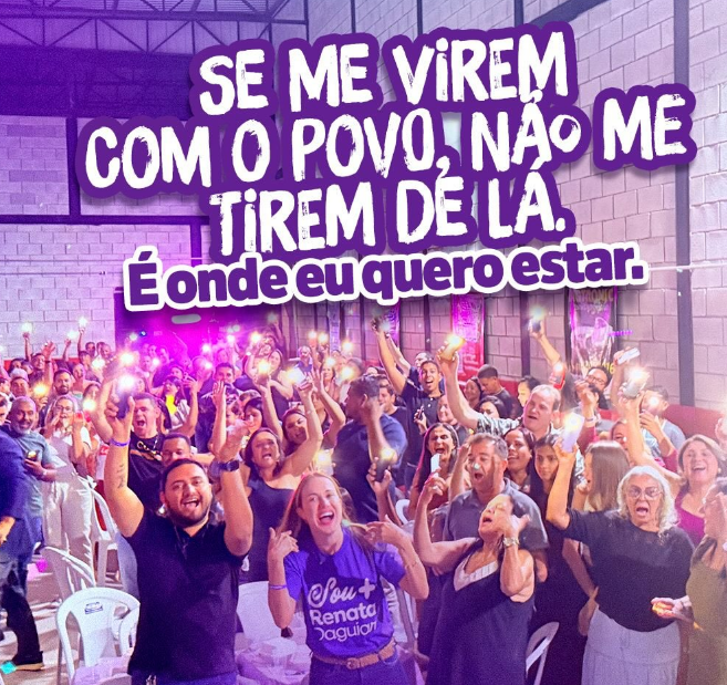 Renata D'Aguiar reforça compromisso de estar próxima da população e ouvir as demandas da comunidade
