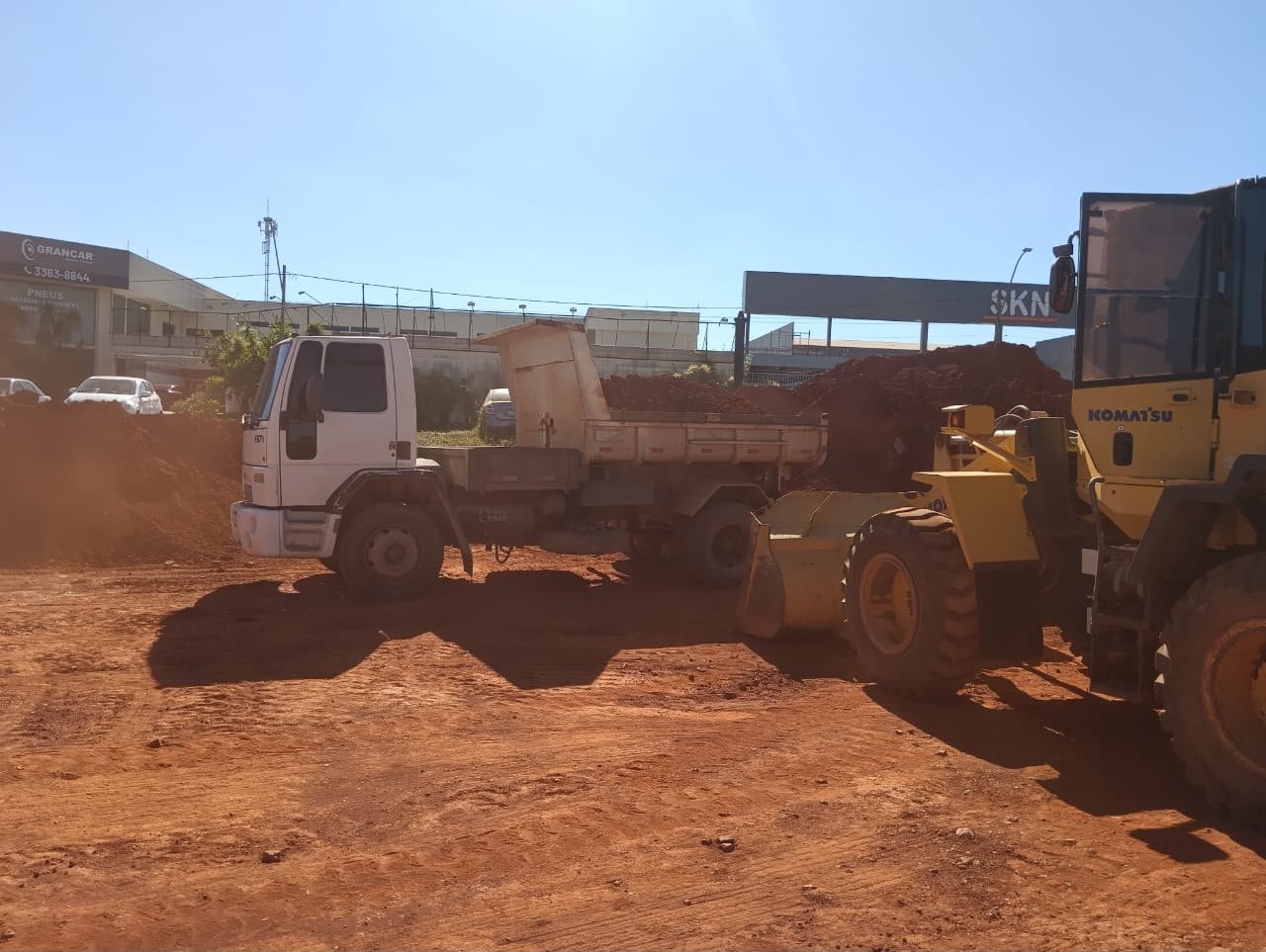 Serviços de manutenção avançam pelas ruas da Cidade Estrutural