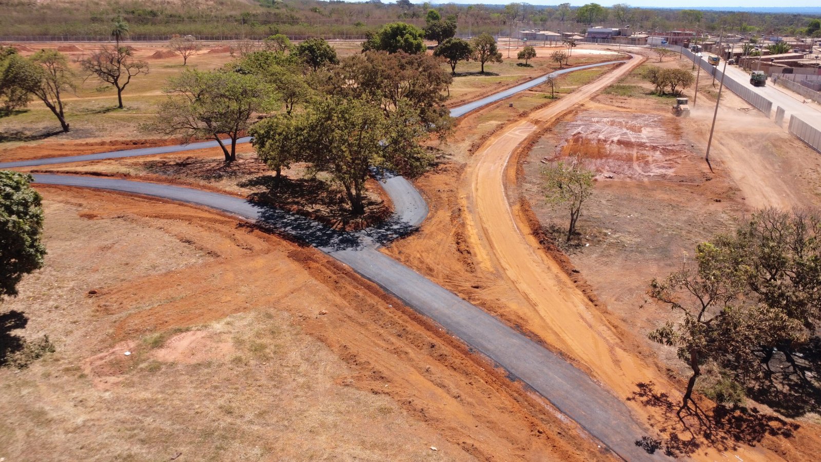Por determinação da governadora Celina Leão, obras do Parque Urbano seguem avançando na Cidade Estrutural