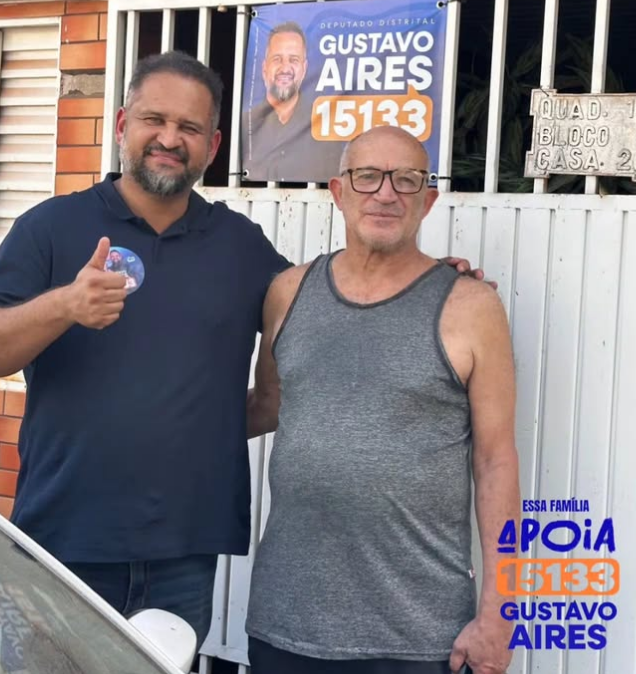 Gustavo Aires destaca gratidão às famílias que apoiam seu projeto político