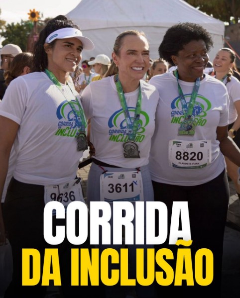 Governadora Celina Leão participa da Corrida da Inclusão e reforça compromisso com um DF mais acolhedor