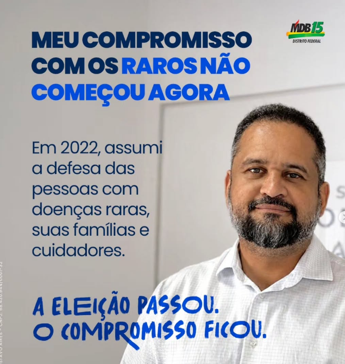Gustavo Aires destaca compromisso com pessoas com doenças raras e transforma experiência familiar em atuação pública