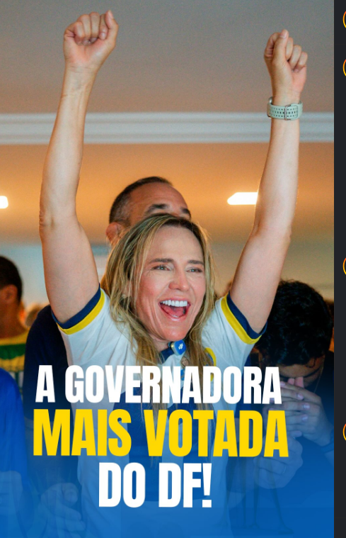 Celina Leão destaca protagonismo feminino ao assumir o Governo do Distrito Federal
