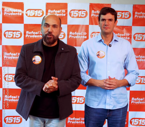 Rafael Prudente recebe apoio do Apóstolo Manoel Ribeiro durante reta final da campanha