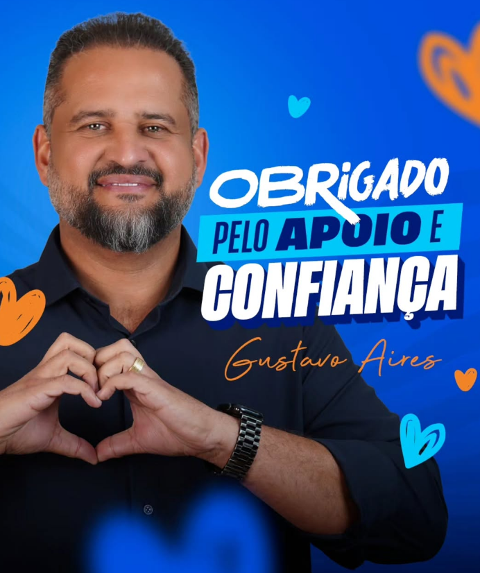 Gustavo Aires agradece equipe após resultado das urnas e destaca dedicação durante a campanha