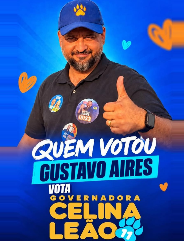 Gustavo Aires declara apoio a Celina Leão após eleição