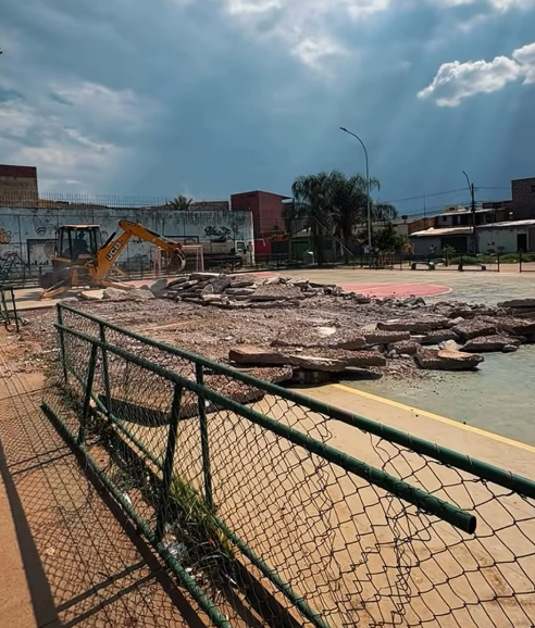 Cidade Estrutural terá cinco quadras poliesportivas reformadas pelo programa GDF na Sua Porta
