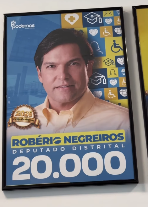 Robério Negreiros celebra cinco mandatos e agradece confiança da população do Distrito Federal