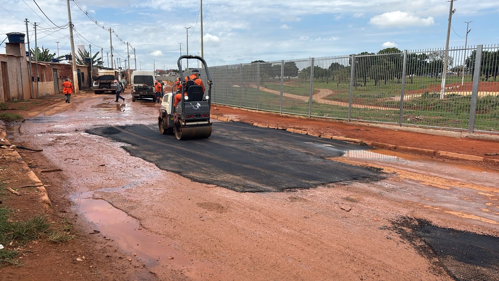 Novacap realiza operação tapa-buracos no anel viário entre o Parque Urbano e o Setor Santa Luzia